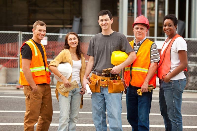 an image of a group of labour hire workers